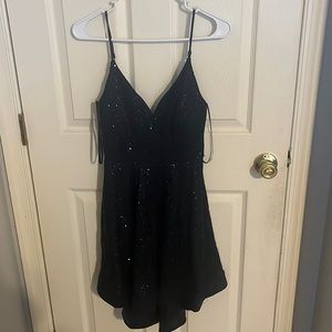 Navy Blue Homecoming Dress